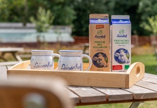 Bio-Milch vom eigenen Hof // &copy; J.HOLLWEG