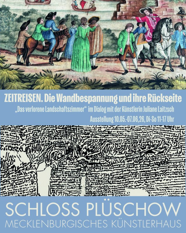 Zeitreisen Ausstellung / Plakatmotiv // &copy; Mecklenburgisches K&uuml;nstlerhaus Schloss Pl&uuml;schow
