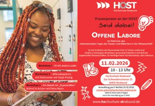 Info Flyer - offene Labore, &copy; HOST