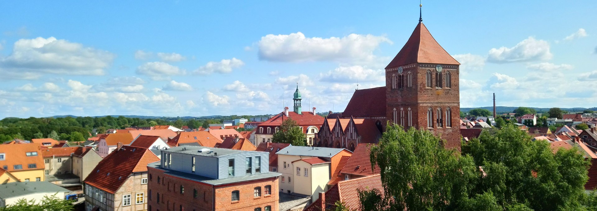 Stadtansicht Teterow mit Kirche, © Jana Koch Stadtansicht Teterow mit Kirche, © Jana Koch