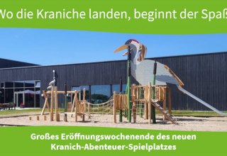 Kranichspielplatz-Eröffnung // © Kranichwelten Kranichspielplatz-Eröffnung // © Kranichwelten