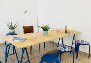 Kreativecke im Ping Pong Salon, © Katja Thiede Kreativecke im Ping Pong Salon, © Katja Thiede