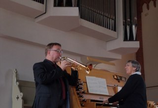 Die Akteure Christian Packmohr und Christiane Werbs // &copy; Ch. Werbs