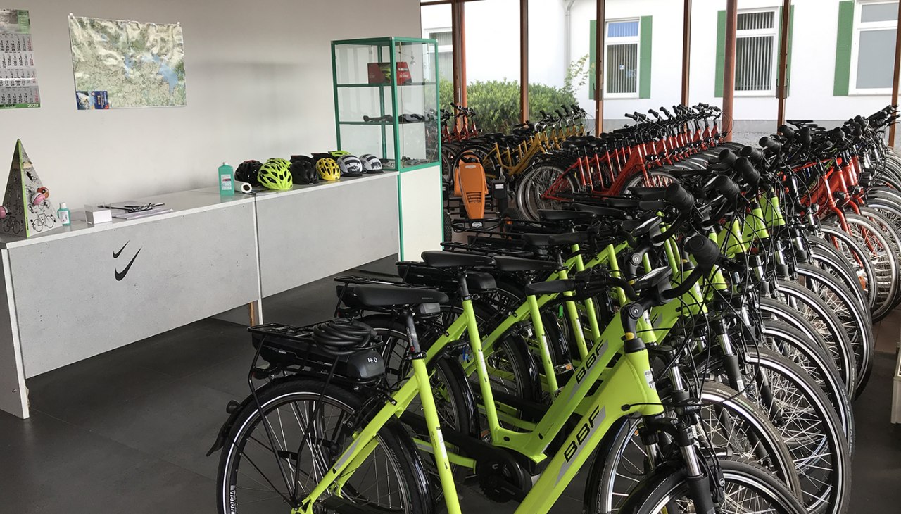 Fahrradmietstation Harry Hurtig im Land Fleesensee, &copy; Kur- und Tourismus GmbH G&ouml;hren-Lebbin