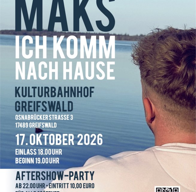 Verantaltungsplakat "Ich komm&acute;nach Hause" // &copy; Max Schrut