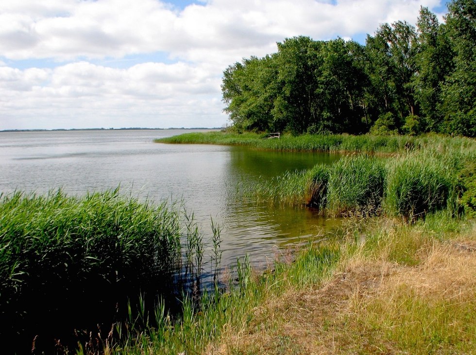 Der "Bug" von der Boddenseite aus., &copy; Tourismuszentrale R&uuml;gen