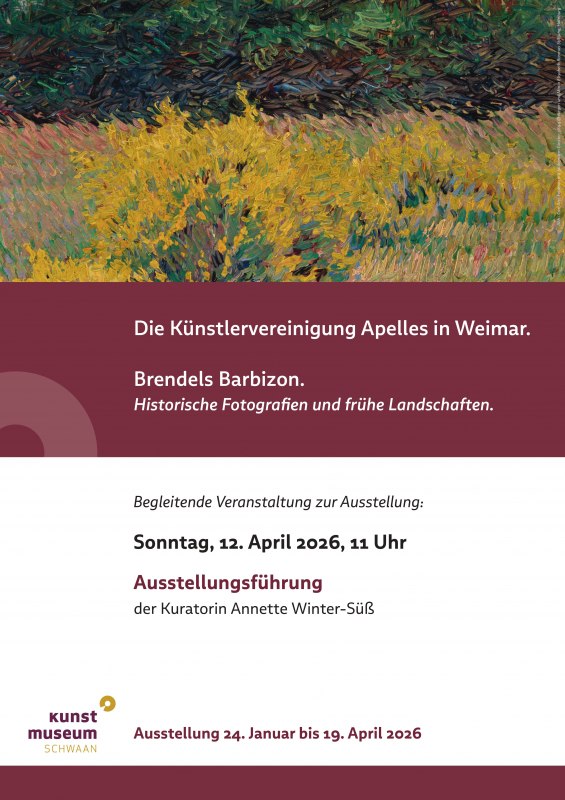 KMS_Veranst.plakat KV Apelles_A3_12.04., &copy; Kunstmuseum Schwaan