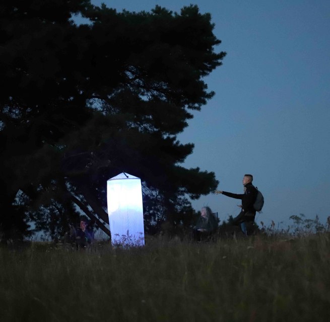 Lichtfang von Nachtfaltern // &copy; Marin-Ziegler