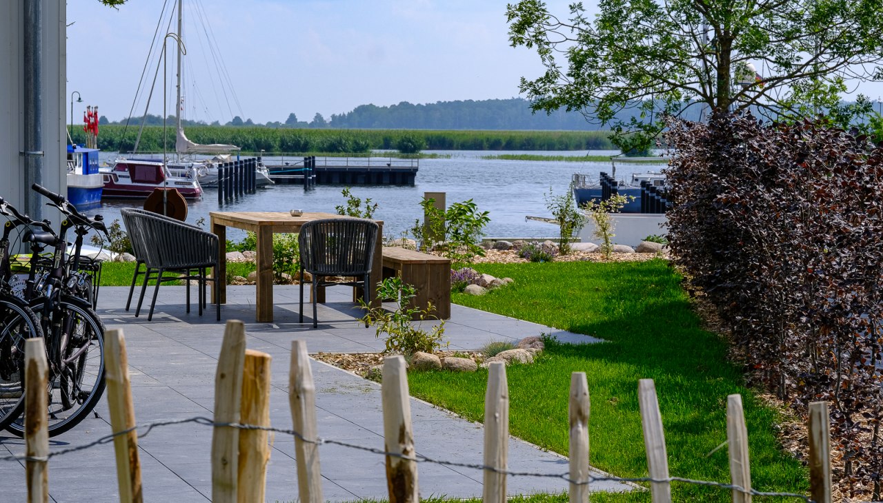 Blick von der Terrasse, © Resort Stettiner Haff Blick von der Terrasse, © Resort Stettiner Haff
