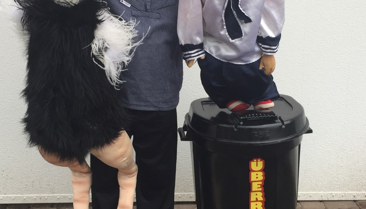 Loddiner Hafenfest, &copy; Eddy Steinfatt mit Karlchen und Angie- erh_011225.JPG