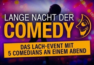 Das Lach-Event mit 5 Comedians an einem Abend // © Lange Nacht der Comedy Das Lach-Event mit 5 Comedians an einem Abend // © Lange Nacht der Comedy