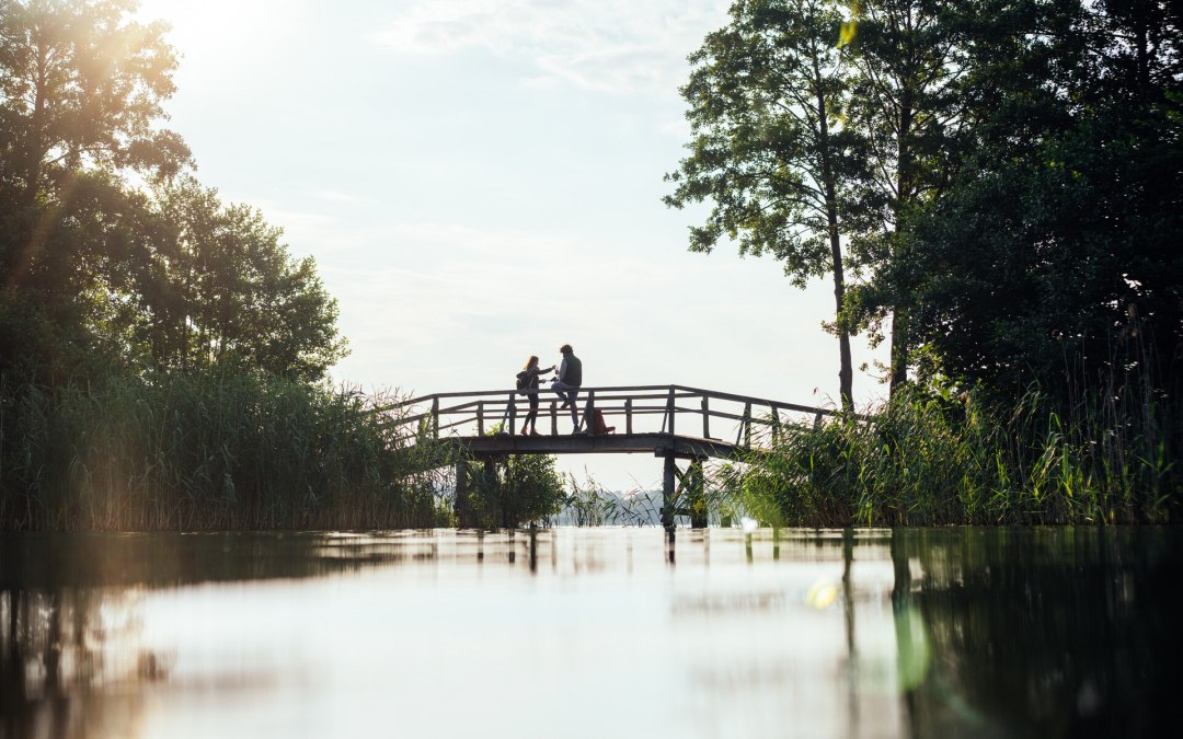 Wandern im Biosphärenreservat Schaalsee beim Sonnenaufgang // © MV-T/Gänsicke Wandern im Biosphärenreservat Schaalsee beim Sonnenaufgang // © MV-T/Gänsicke