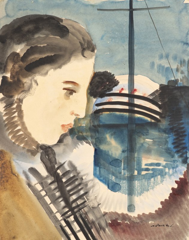 Alfred Partikel "Frauenbildnis (D. Partikel)", 1930,, &copy; DAEKVM ART/Galerie Alte Schule Ahrenshoop