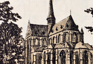 Das M&uuml;nster in Bad Doberan auf Reutergeld ist das Hauptmotiv des Plakats. // &copy; Stadt- und B&auml;dermuseum Bad Doberan