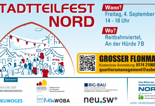 Plakat Stadtteilfest Nord // © ASB Plakat Stadtteilfest Nord // © ASB