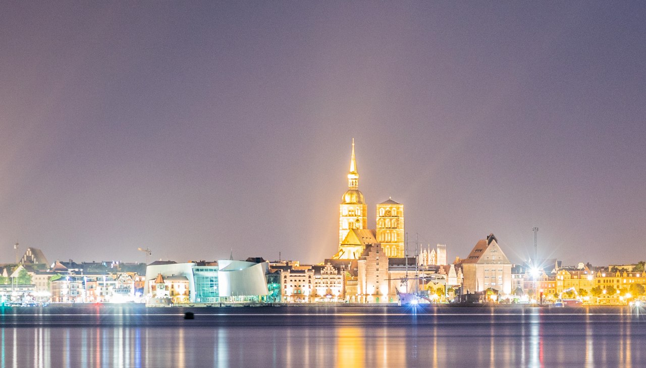 Hafen-Stralsund-bei-Nacht-002, © Weiße Flotte GmbH