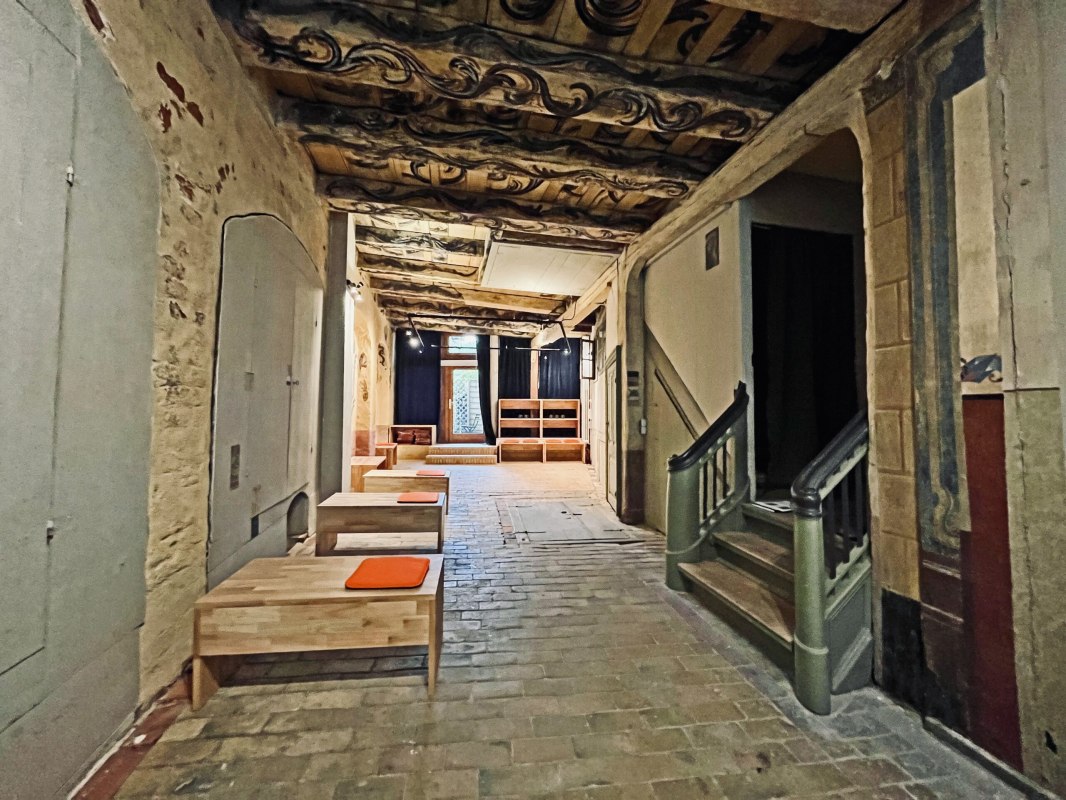 Blick von der Straße in den Raum hinein // © M. Hotze Blick von der Straße in den Raum hinein // © M. Hotze