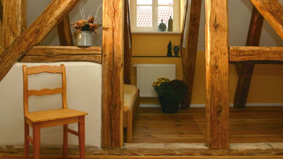 Historisches Fachwerk und liebevolle Details sorgen für eine Wohlfühlatmosphäre, © Galeo Design/Schwesinger Historisches Fachwerk und liebevolle Details sorgen für eine Wohlfühlatmosphäre, © Galeo Design/Schwesinger