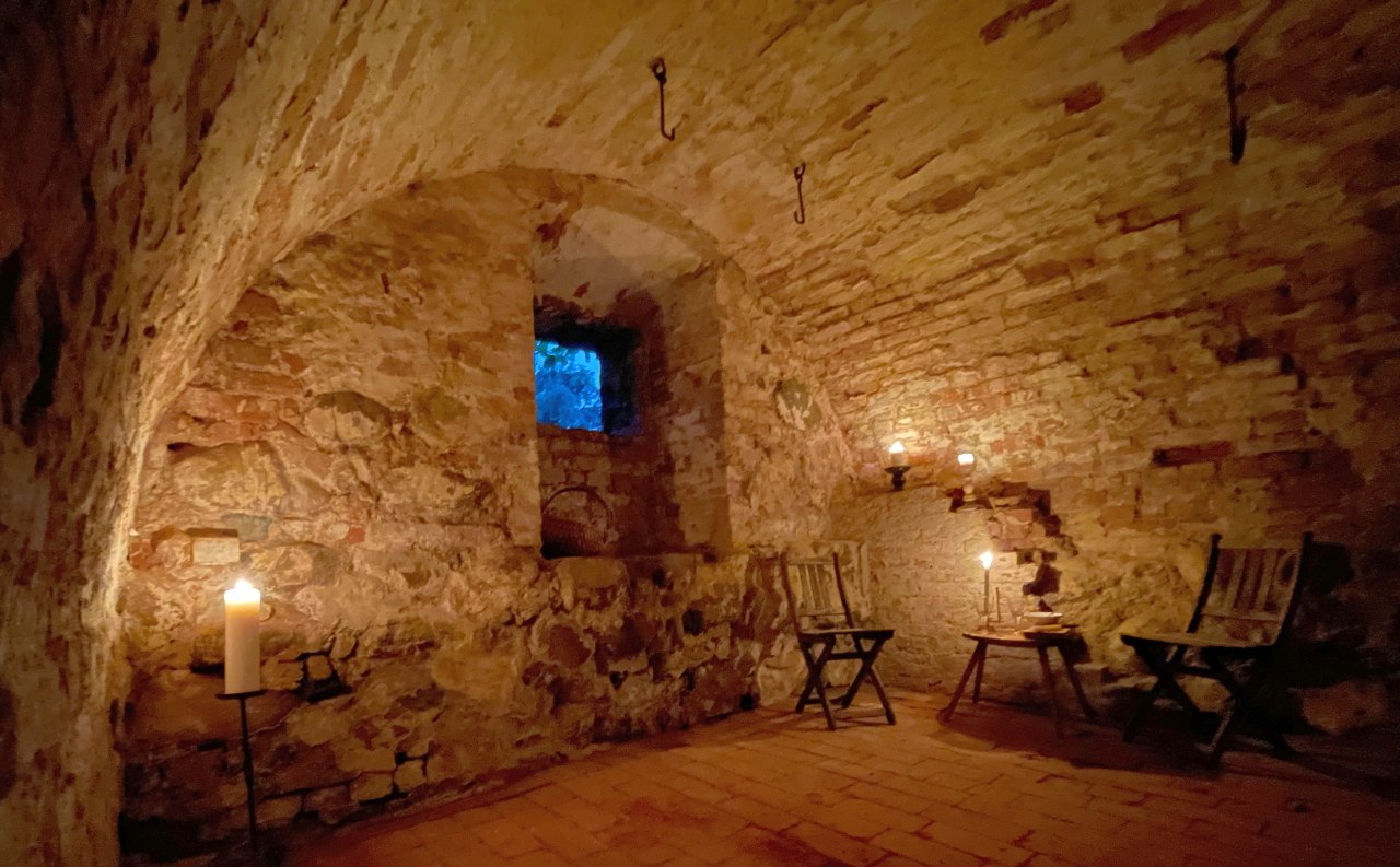 Im historischen Gew&ouml;lbe des Herrenhauses Goldenbow // &copy; Herrenhaus Goldenbow