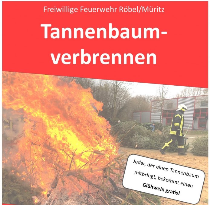 Plakat, © Feuerwehr Röbel