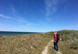 Wanderung auf dem Deich // © Annett Liskewitsch Wanderung auf dem Deich // © Annett Liskewitsch
