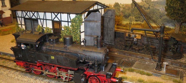 Modell einer Schmalspurbahn-Lokomotive // &copy; Michael Giersberg