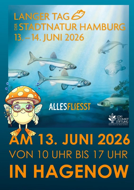 Plakat Langer Tag der StadtNATUR 2026 // &copy; Loki-Schmidt-Stiftung/ Stadt Hagenow