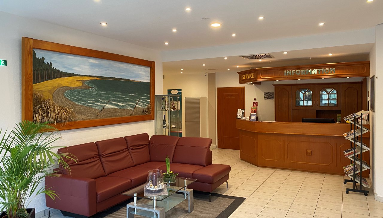 Rezeption, &copy; Pommernhotel