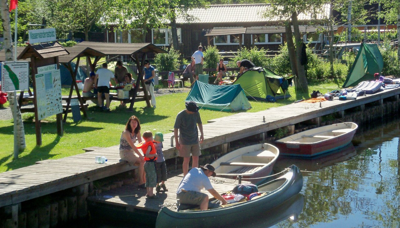 Am Wasserwanderrastplatz Marlow, © Harald Stypmann