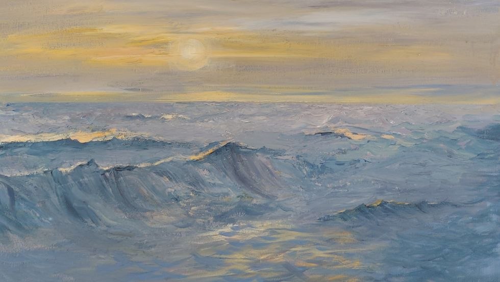 Ostsee im Abendlicht, © Gudrun Seidel