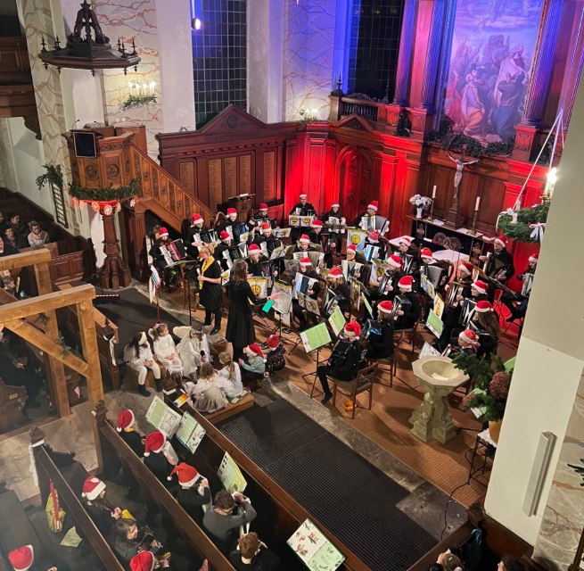 Die Tastenmäuse in der Schelfkirche Schwerin, © Carina Loose