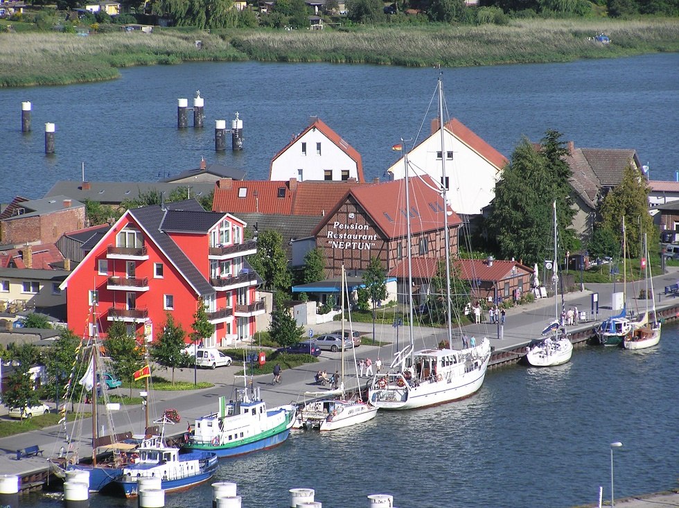 Yachten im Wolgaster Stadthafen // © Baltzer Yachten im Wolgaster Stadthafen // © Baltzer