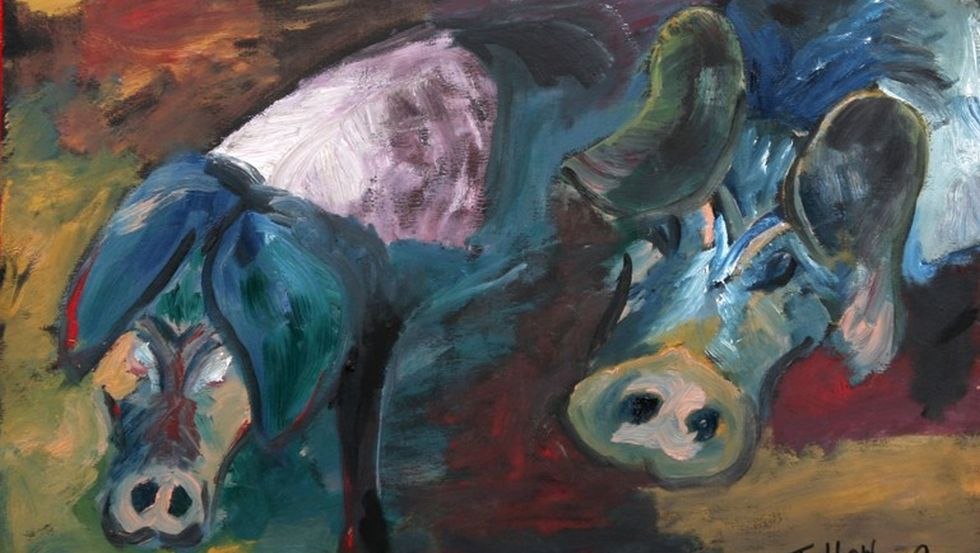 Schweine, &copy; Karl-Heinz Klinger