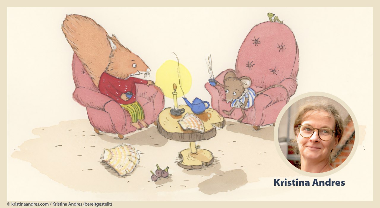 Kinderbuchlesung Kristina Andres : &raquo;Ein Jahr mit Maus und Eichhorn&laquo; // &copy; Kristina Andres (breitgestellt)