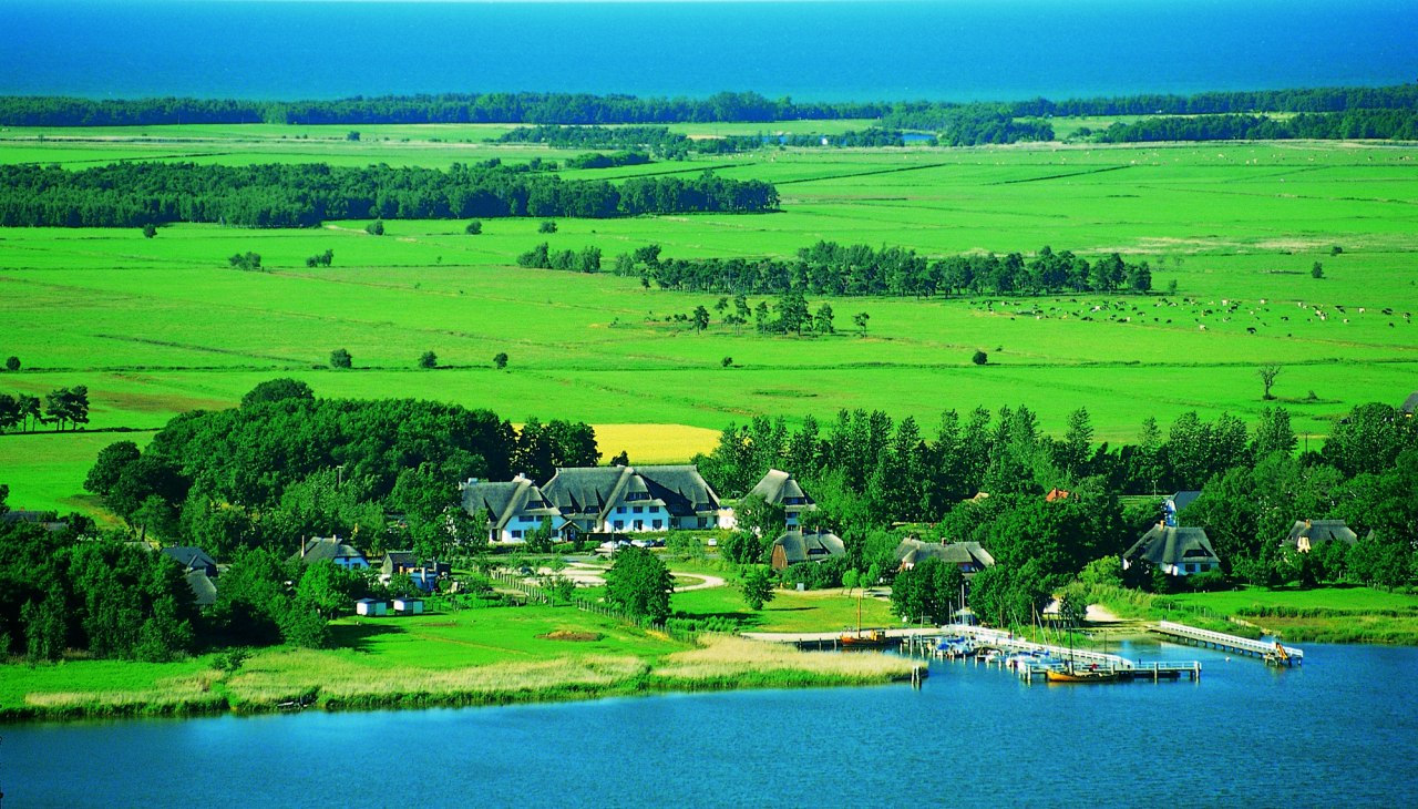 Luftbild des Hotels Haferland, © Voigt & Kranz Luftbild des Hotels Haferland, © Voigt & Kranz