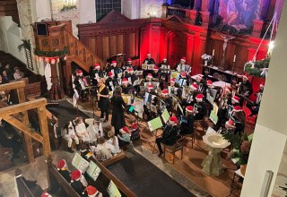 Die Tastenmäuse in der Schelfkirche Schwerin, © Carina Loose Die Tastenmäuse in der Schelfkirche Schwerin, © Carina Loose