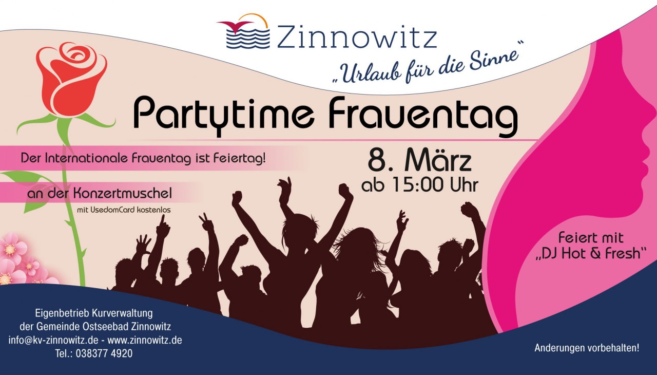 Frauentagsparty, &copy; Partytime Frauentag Zinnowitz
