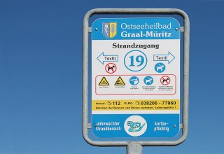 Hundestrand in Graal-M&uuml;ritz // &copy; Tourismus- und Kur GmbH Graal-M&uuml;ritz