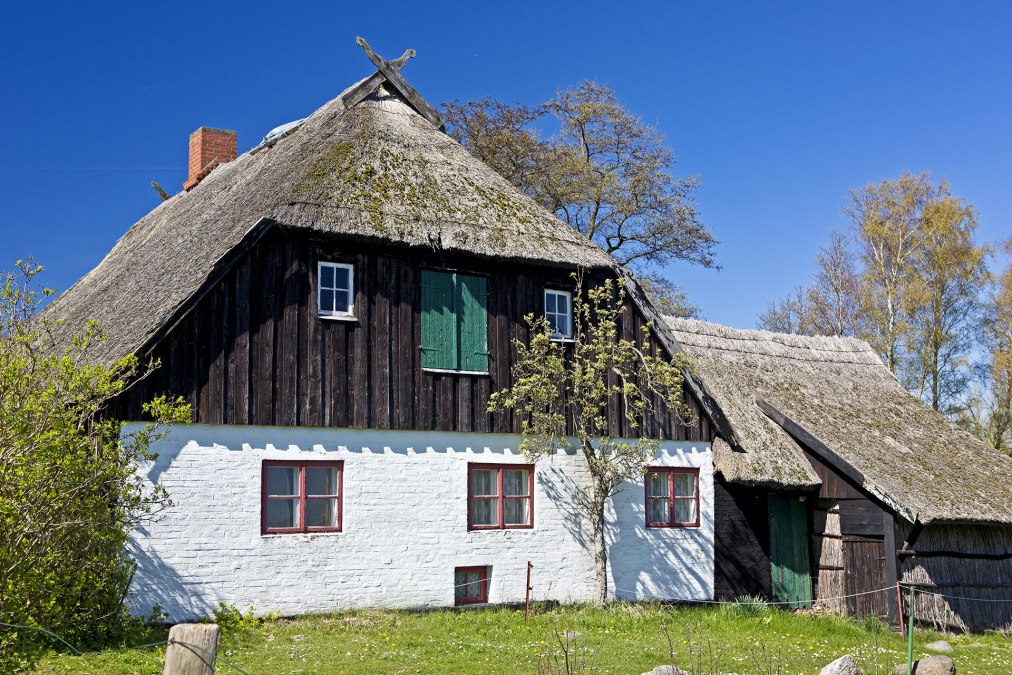 Het huis van Gerhard Marck in zijn oude staat, © Kurverwaltung Ahrenshoop Het huis van Gerhard Marck in zijn oude staat, © Kurverwaltung Ahrenshoop