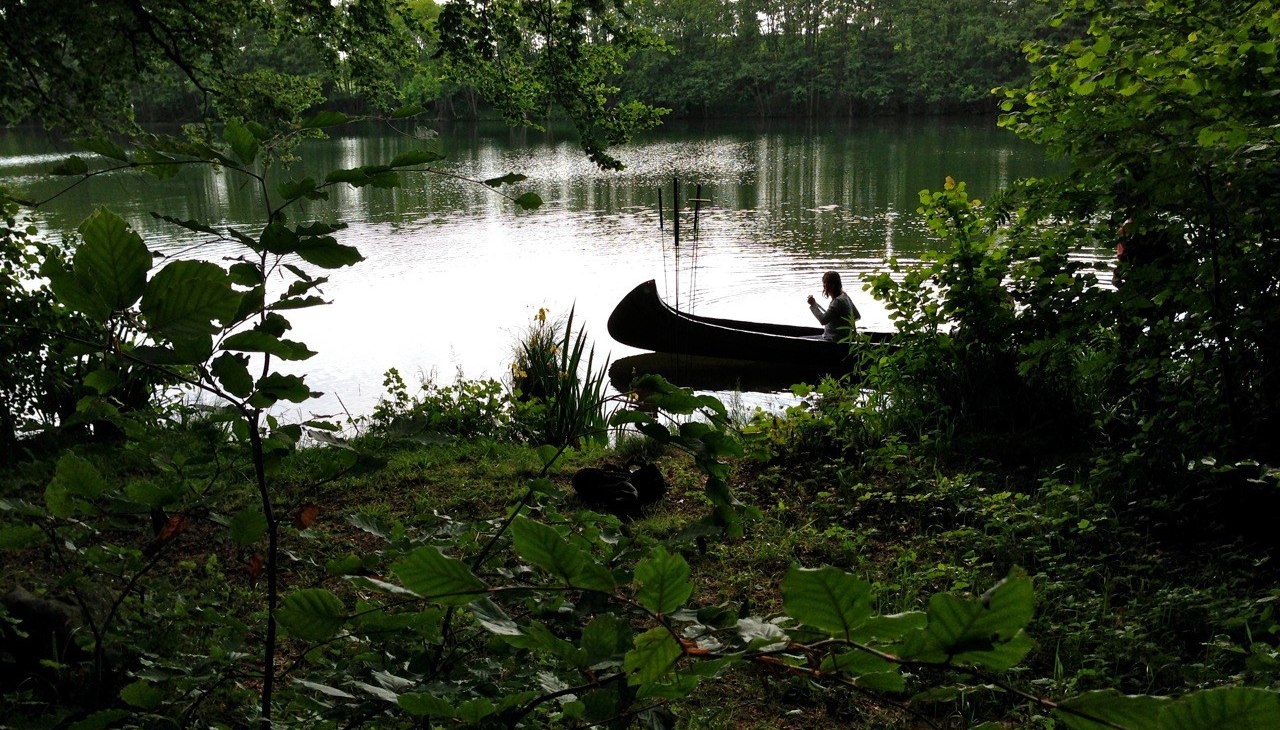 Ferien am Pulower See - mit dem Kanu auf dem See, &copy; Martina Gl&auml;ser-B&ouml;hme