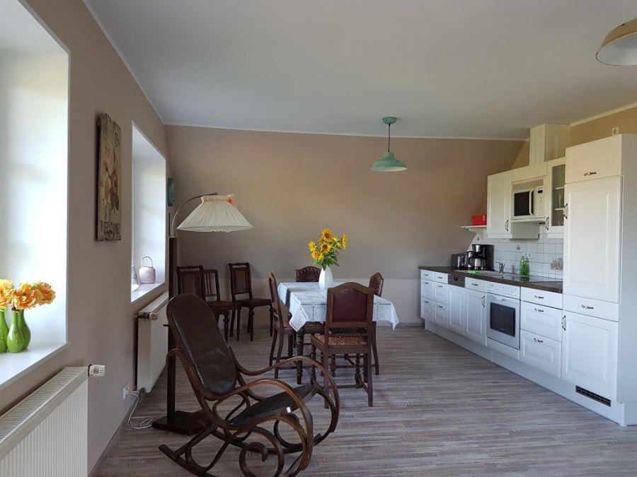 Nicht im Bild ist die Sitzecke mit der Schlafcouch und dem Fernseher, © Carola Stier Nicht im Bild ist die Sitzecke mit der Schlafcouch und dem Fernseher, © Carola Stier