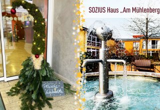 Haus "Am Mühlenberg" im Advent, © Netzwerk für Menschen