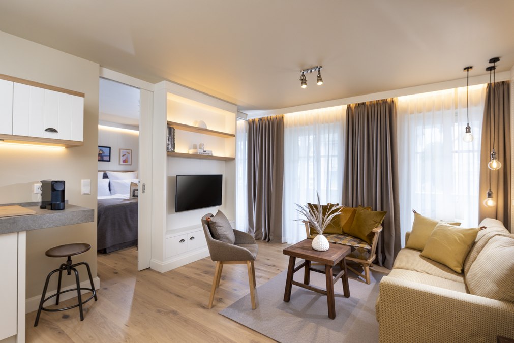 Einblick in eine Suite des Loev - Vela Hotels, © VELA Hotels AG Einblick in eine Suite des Loev - Vela Hotels, © VELA Hotels AG