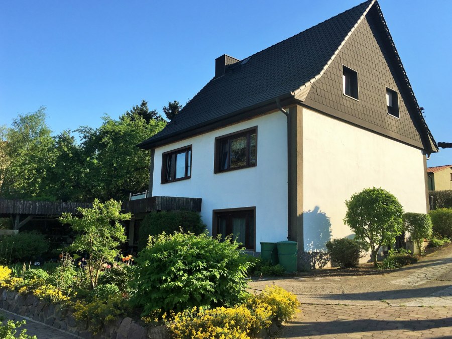 Hausansicht mit Ferienwohnung unten rechts, © Anja Kehrberg Hausansicht mit Ferienwohnung unten rechts, © Anja Kehrberg