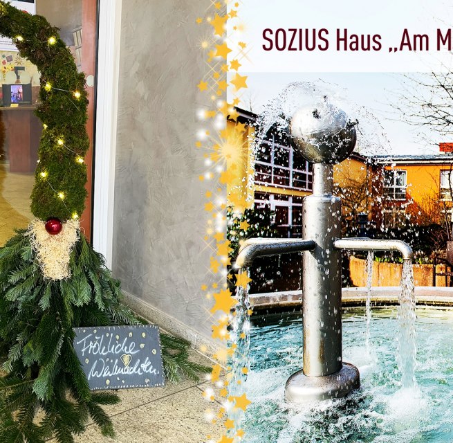 Haus "Am Mühlenberg" im Advent, © Netzwerk für Menschen