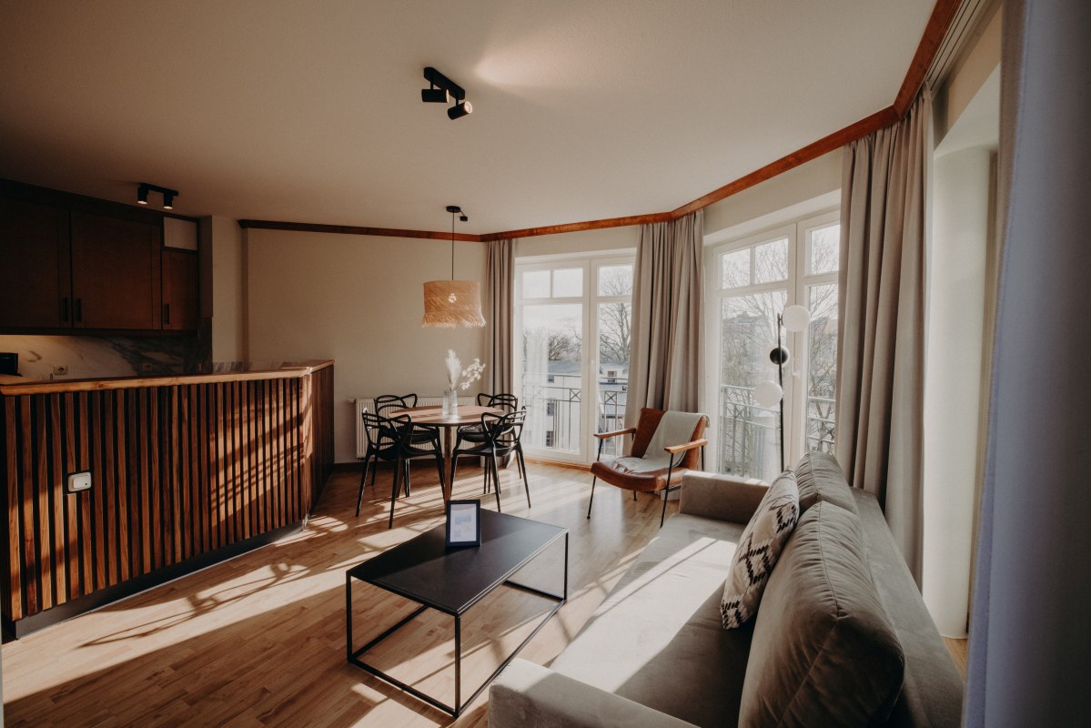 Villa Usedom Apartmentbeispiel // &copy; STRANDHOTEL OSTSEEBLICK GmbH & Co. KG