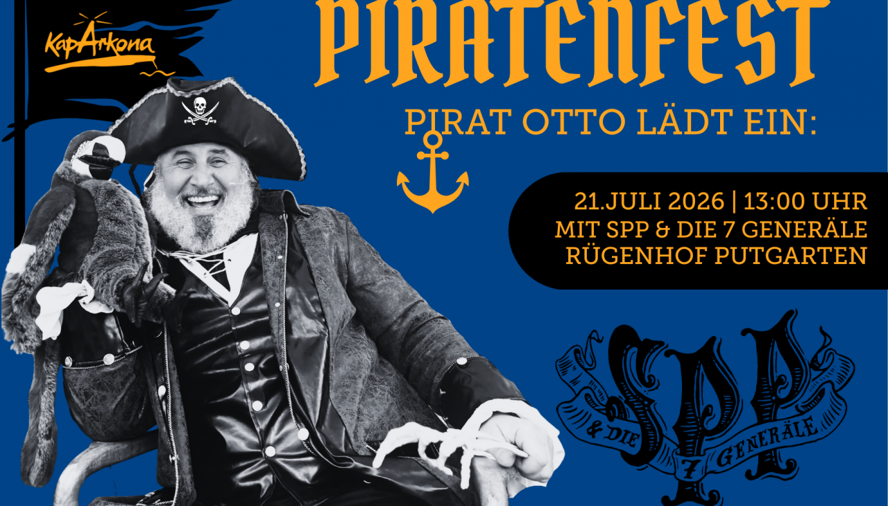 Piratenfest Anzeige Website, &copy; Tourismusgesellschaft mbH Kap Arkona