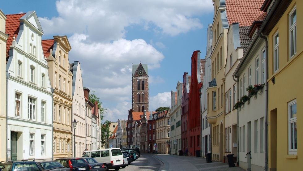L&uuml;bsche Stra&szlig;e der Hansestadt Wismar // &copy; Hansestadt Wismar, H.Volster