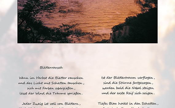 Bild-Gedicht-Kombination // &copy; Art Photo Verlag Klaus Ender