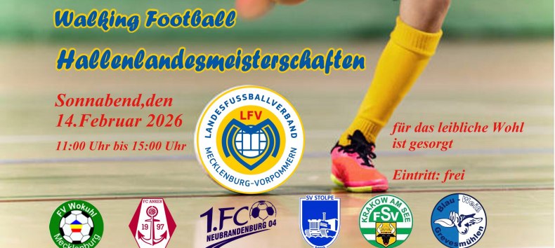 1. Hallenmeisterschaft im Walking Football, &copy; Wilfried Schl&auml;ger